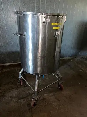 30"diameter x 36" deep stainless steel tank