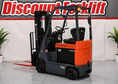 Used 2022 TOYOTA 8FBC18U 4-Wheel Sit down Electric Counterbalance Forklifts Colorado US | Discount Forklift #1377551