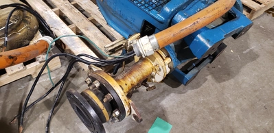 Goulds 3x4-10 Pump In-Line Process Pump w/ US Motors 75hp, 3570r