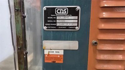8" x 40" CDS Cleated Two Belt Puller, Model CCH 40-8, 3hp, New in 2005