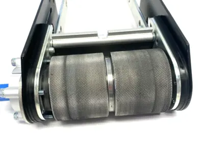 Used Dorner 3200 Series Knurled Spindle Drive Tail Assembly, 6" Belt Width Conveyor Parts Michigan US | Maverick Industrial Sales #1399922