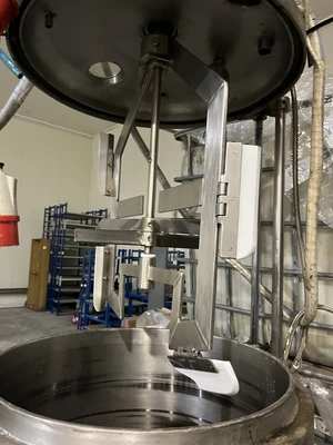 200L S/S JKTD Contra Rotational Cream Homogenizer Reactor