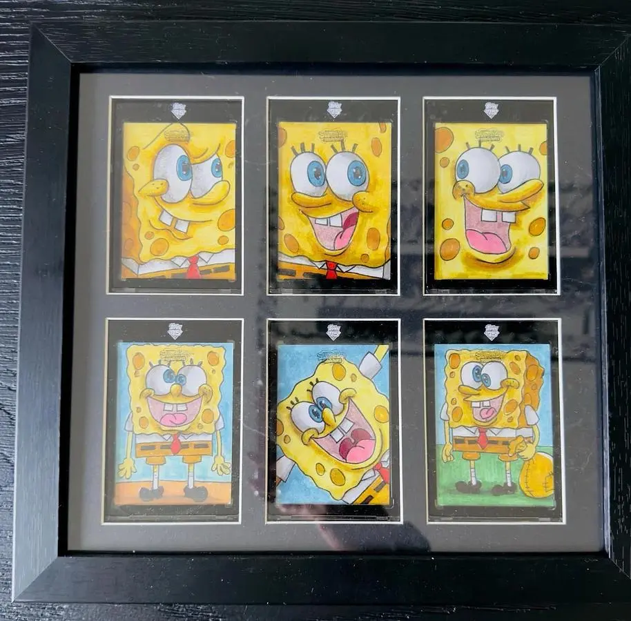 2025 Topps Chrome SpongeBob SquarePants  1/1 Sketch Card Ultimate Collection
