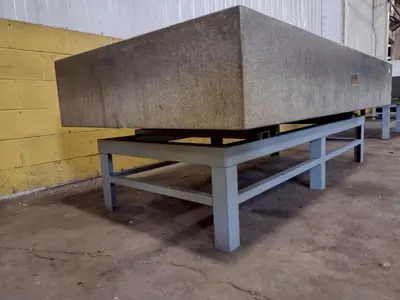 8' X 4' X 14" CHALLENGE PRECISION LAYOUT INSPECTION GRANITE TABLE: STOCK #23811