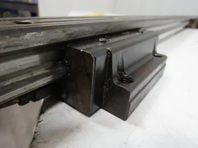THK SABRE 1000CNC HSR35 Linear Slide, 1 Rail & 3 Blocks 83-3/8" O.A.
