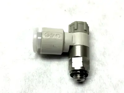 AS1201F-M5-07A | SMC  Speed Control Fitting LOT OF 3 - Used