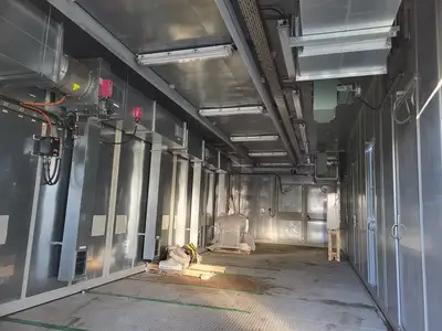 Insulated Sound Attenuated Enclosure - 44.5' x 14' x 13'