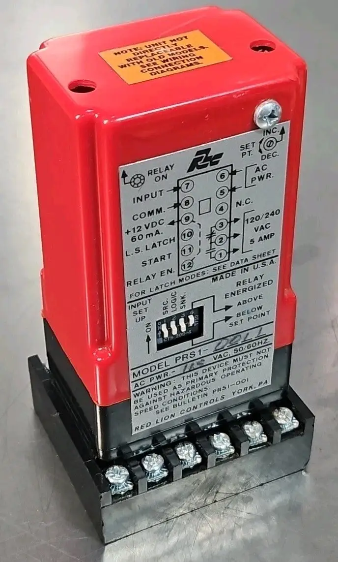 Red Lion Controls PRS1-0011 Plug-In Speed Switch Loc3C42