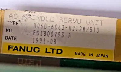 FANUC A06B-6063-H212#H510 A06B6063H212H510 DRIVE SPINDLE AMPLIFIER AC