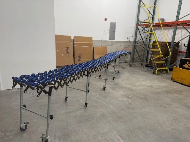 Used GLOBAL INDUSTRIAL 24" Portable Flexible Conveyor Belt Conveyors Connecticut US | Global Machine Brokers, LLC 8 #179801
