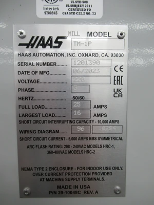 Used 2023 HAAS TM-1P Vertical Machining Centers Minnesota US | Machinesused.com #1445723