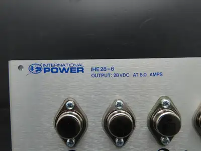 International IHE-28-6 DC Power Supply 100-240VAC 47-63Hz Input 28VDC 6A Output