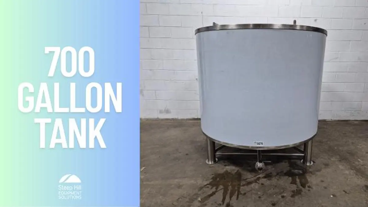 700 Gallon Processing Tank