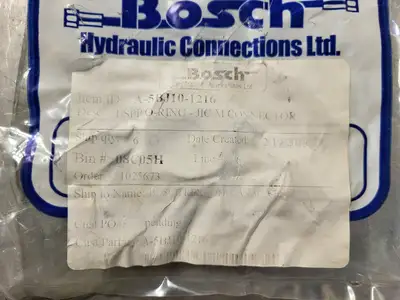 NEW BOSCH HYDRAULIC CONNECTIONS LTD. A-5BJ10-1216