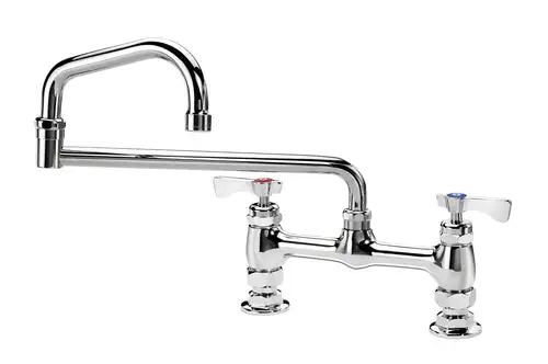 Krowne 15-818L Deck Mount Faucet w/ 18" Swing Nozzle