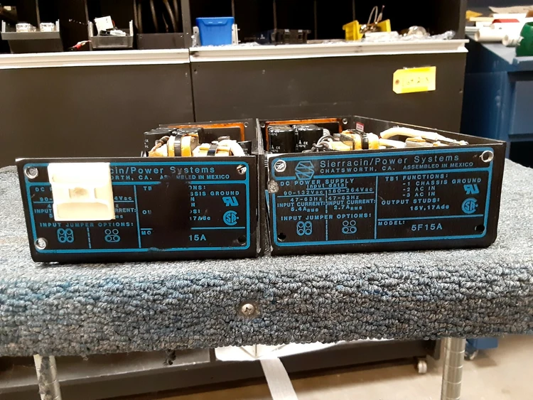 Used Sierracin Power 5F15A Power Supplies Arizona US | ASSET CONVERSION SPECIALISTS, INC. #306359