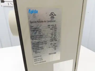 Apiste ENC-620L-UL Enclosure Air Conditioner Special Purpose 200VAC 1Ph