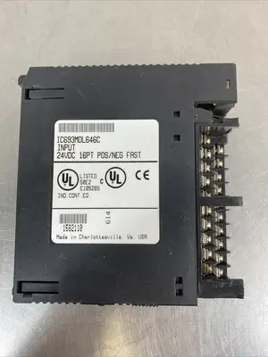 Used GE Fanuc IC693MDL646C Input Module, 24VDC, 16PT, POS/NEG FAST PLC Input & Output | Palmetto Automation #1155933