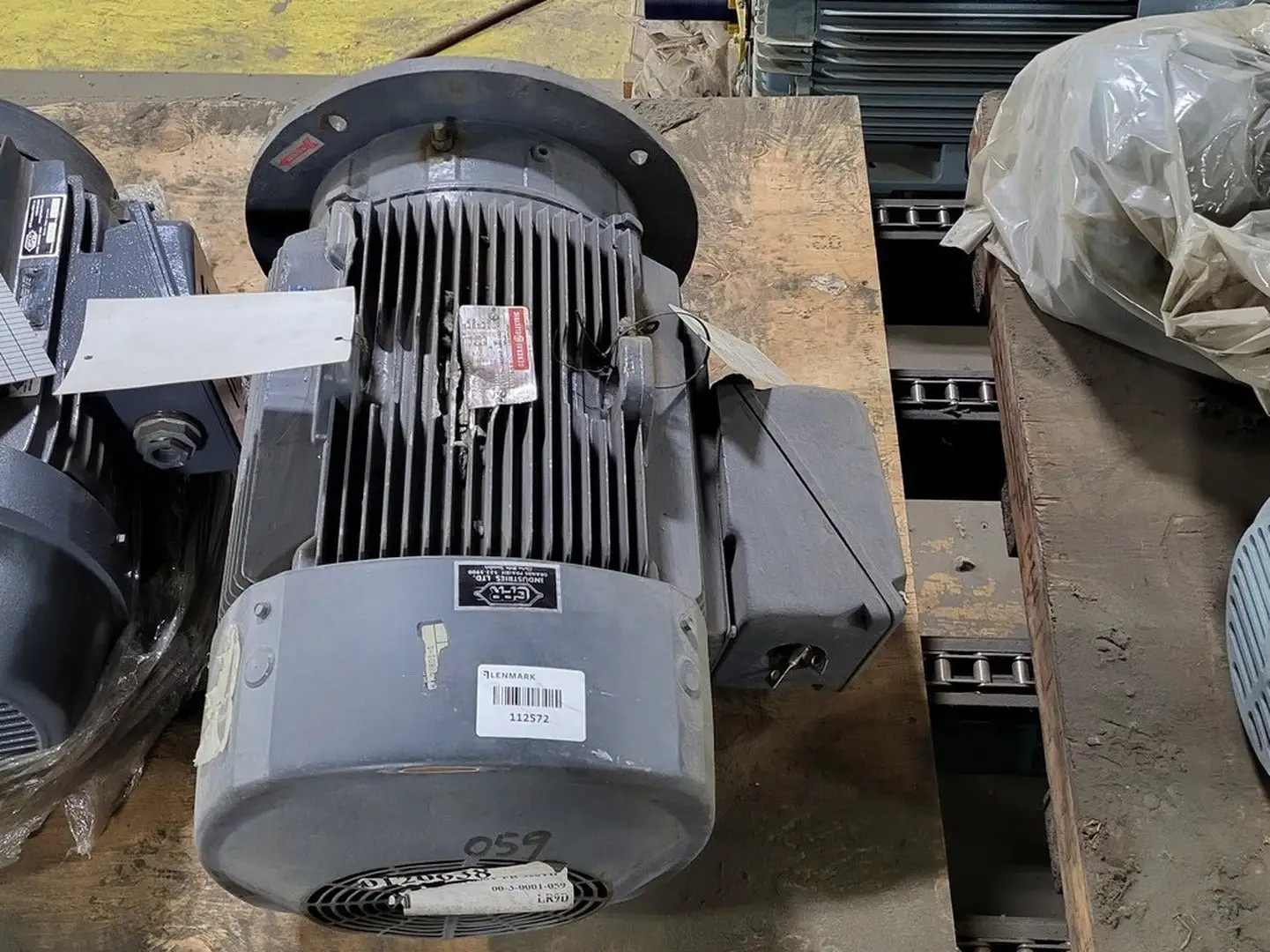50 hp, 575 volts, 3560 rpm, 326TD, Electric Motor