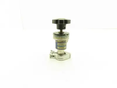 Kurt J Lesker SA0100MVQF Pneumatic Angle Valve Vacuum Isolation 1" Connection