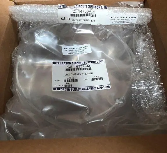 ICS-16337-02 QTZ CHAMBER LINER with Quartz Bubbler