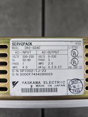 YASKAWA SERVOPACK DR2-02AC Tooling | GMT (8)