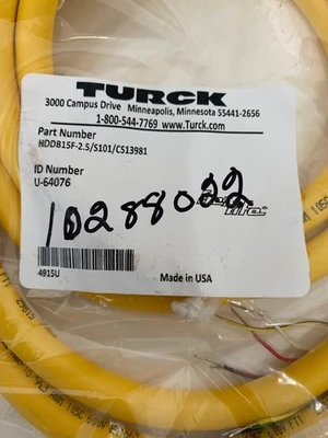 NEW TURCK HDDB15F-2.5