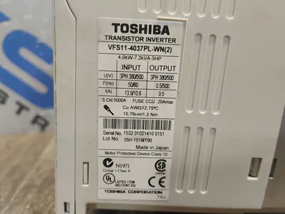 TOSHIBA VFS11-4037PL-WN(2) Electrical/PLC/Automation | ESS Industrial Equipment Sales (5)