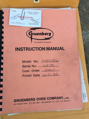USED GRUENBERG T45V720.1