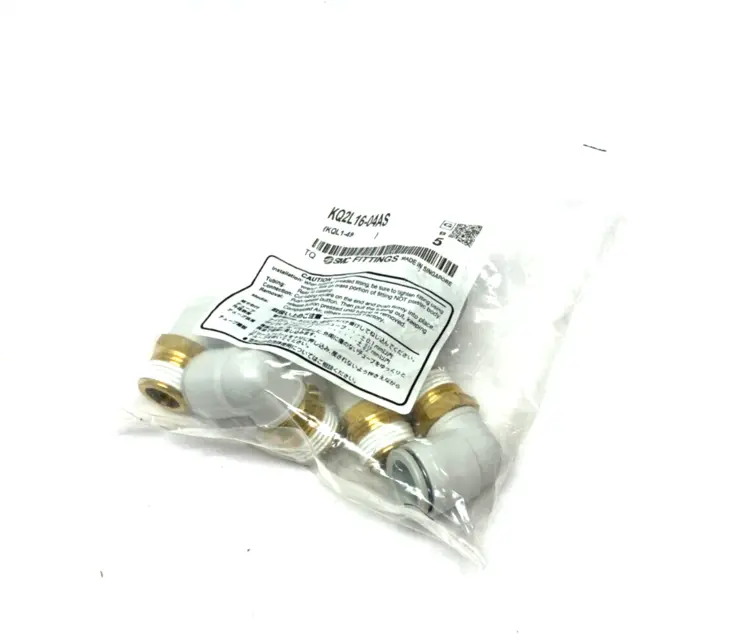 Used SMC PNEUMATIC ELBOW FITTING MALE 1/2" BSPT 16MM TUBE Hoses | Maverick Industrial Sales #1114019