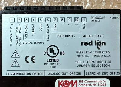 USED Redlion PAXD0010