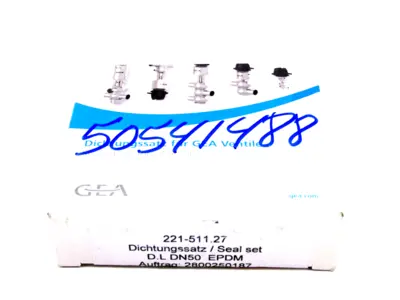 NEW TUCHENHAGEN GEA 221-511.27 SEAL SET D.L DN50 EPDM 22151127