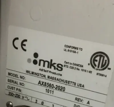 USED MKS AX8560-2020