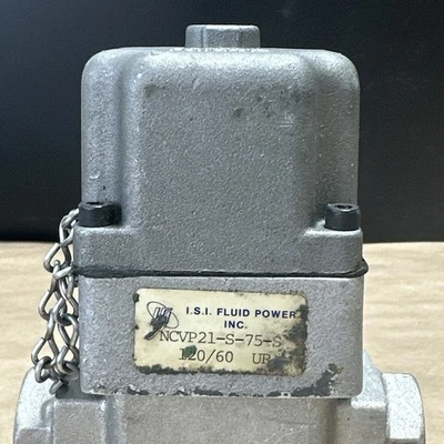 NEW I.S.I. FLUID POWER NCVP21-S-75-S