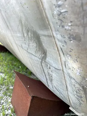 Used Crepaco 3500-Gallon Stainless Steel Tank – Vertical for Sale
