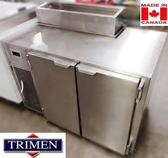 Trimen - 48" refrigerated prep table