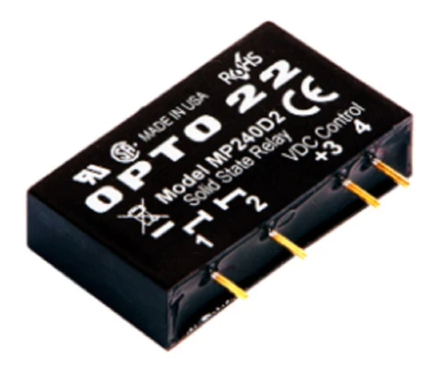 Opto 22 MP240D2 MP Model, 240 VAC, 2 Amp, DC Control Solid State Relay SSR [New]