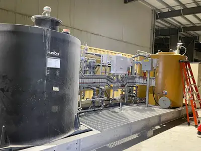 Potable & Hot Water Shower Skid