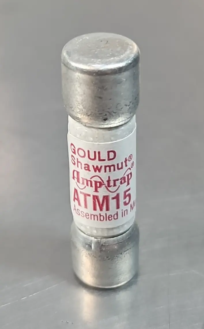 Gould Shawmut ATM15 Fuse, 15 Amp 600V Amp-trap Loc4C4