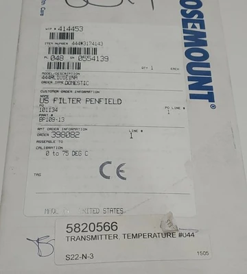 NEW Rosemount 0554139