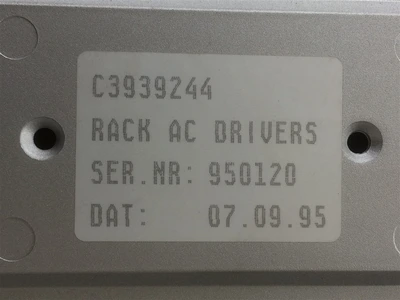 USED LVD C3939244, CONSISTING OF 6 PARTS:-RACK AC DRIVERS