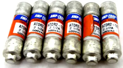 NEW LOT OF 6 FERRAZ SHAWMUT ATDR2 2 1/2 FUSES ATDR2212
