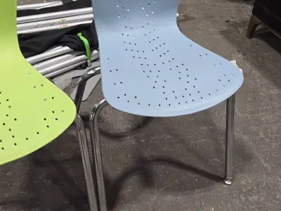 Lot of (2) Flow Chair with Chrome-Plated Legs - Berries by Jonti-Craft