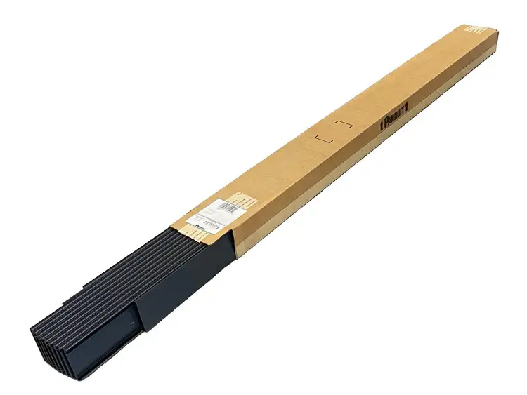New | in-Stock Panduit Hinged Wiring Duct Cover Black 6ft Lengths PKG OF 120FT Misc Electrical & Power Parts Michigan US | Maverick Industrial Sales #1414260