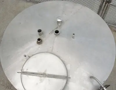 SPC7067  Tank 900 gallon vertical tank, Stainless Steel, conical