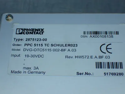 Used PHOENIX CONTACT DVGOTC5115 002BF Automation Control (HMI) Ohio US | HGR 24 #1095352