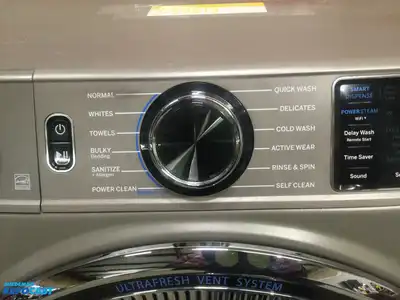 USED GE FRONT LOAD  POWER STEAM WASHER ENERGY STAR HIGH EFFICIENCY