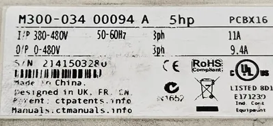 Used Emerson CONTROL TECHNIQUES UNIDRIVE PLC Processors | Palmetto Automation #1150792