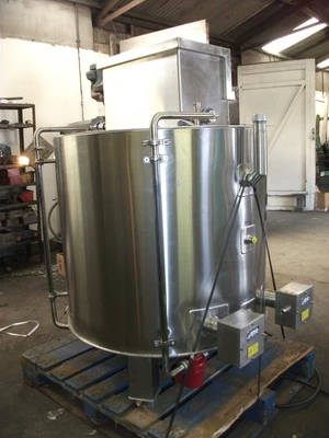 1,200 L S/S Electrically Heated Cookers Butter & Fat Melter 40 Kw