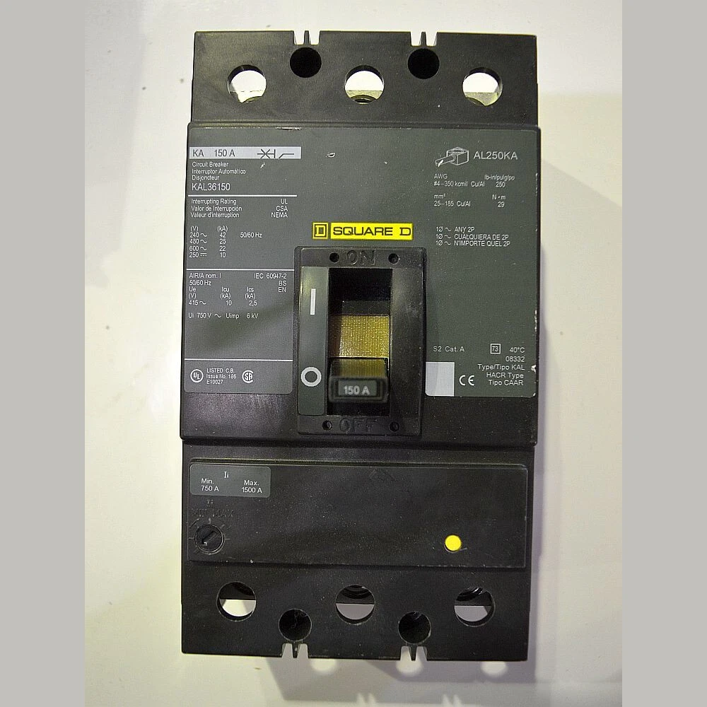 Square D 3 Pole 150 Amp KAL Breaker